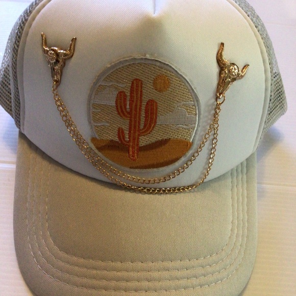 NEw! Upcycled Boho Desert trucker - Picture 1 of 3